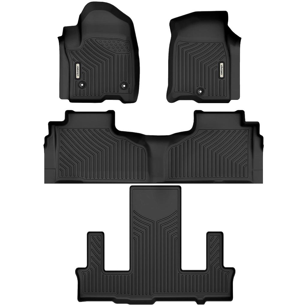 Alfombra Weathertech Chevrolet Tahoe 2021 3 fila negro