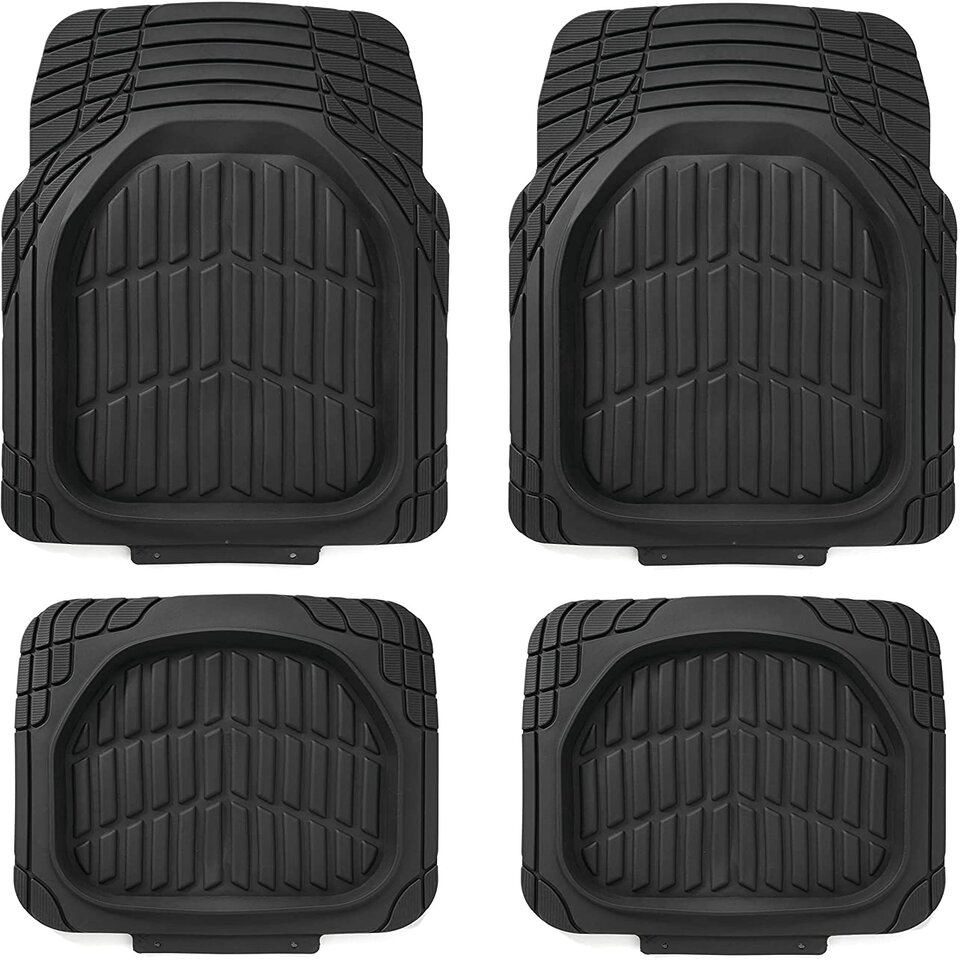 Alfombra Batea Bandeja 4Pc Negra
