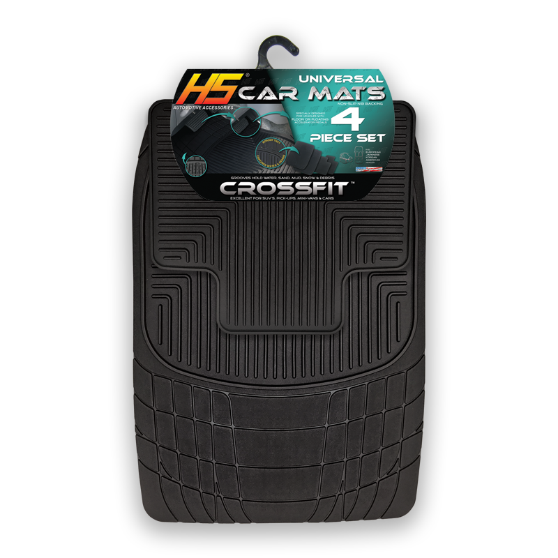 Alfombra Hs Crossfit 47.600 Negra 4 Pc
