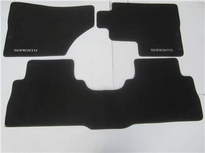 Alfombra Oem Goma Sorento Negra Com 2011/13