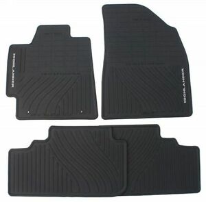 Alfombra Oem Highlander Negra Goma 3Pc 2020 up