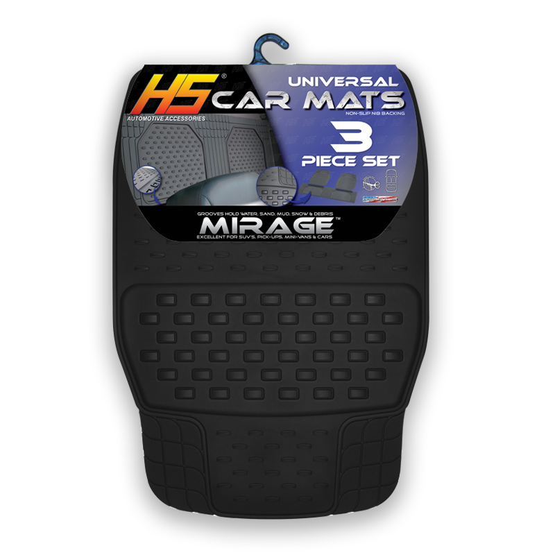 Alfombras Hs Mirage 47.570 3P Negra 
